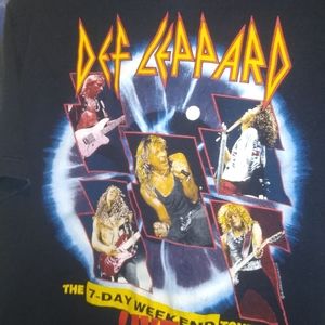 Vintage concert tee 1993 Def Leppard